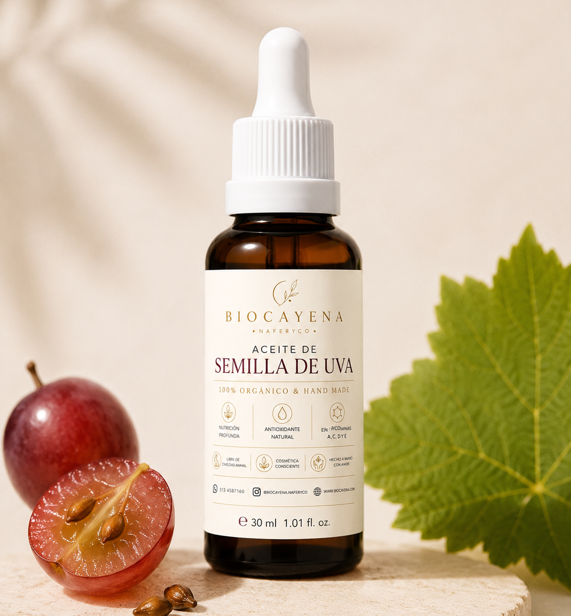 Aceite de Semilla de Uva en 30ml