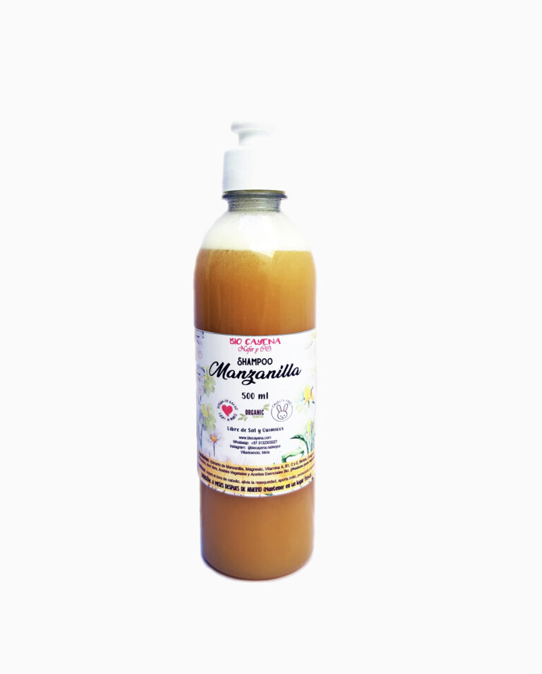 Shampoo de Manzanilla en 500ml biocayena
