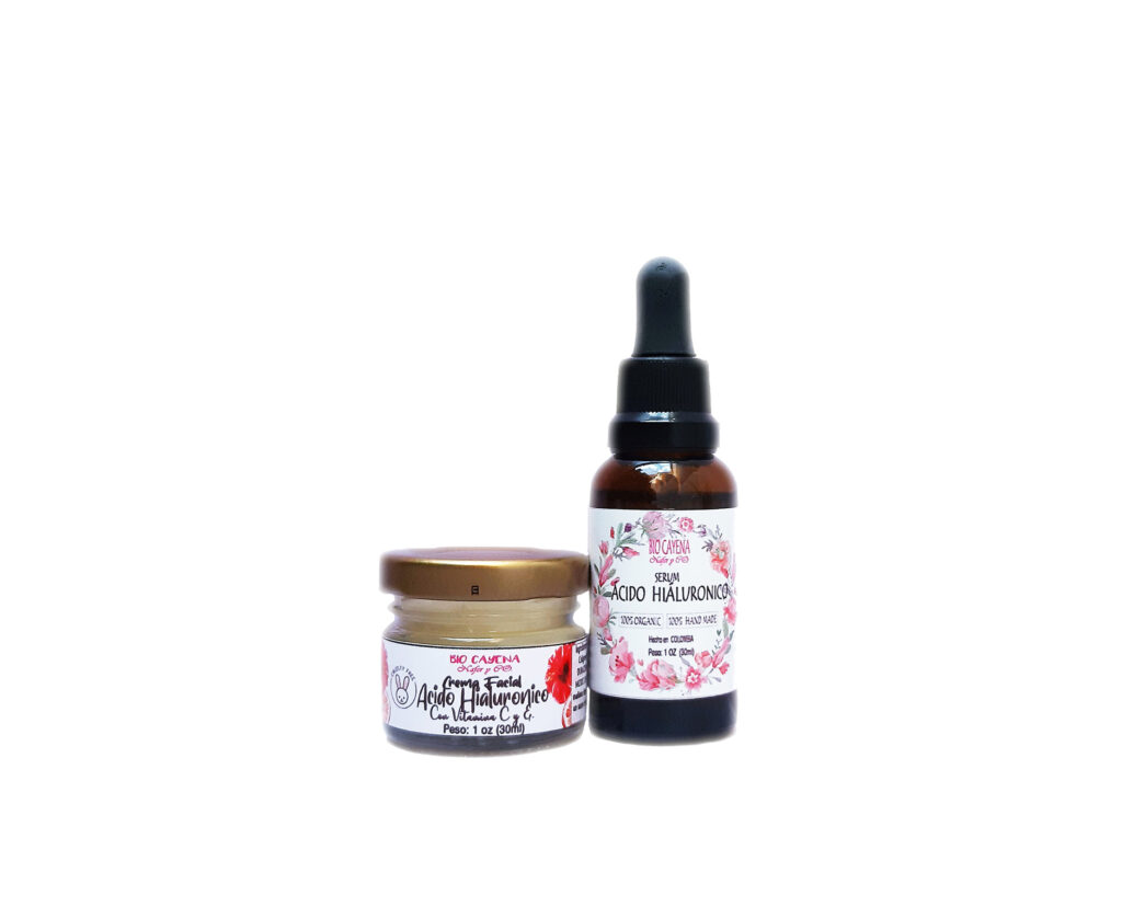 Kit Serum Acido Hiáluronico y Crema Facial de Acido Hiáluronico en 30ml