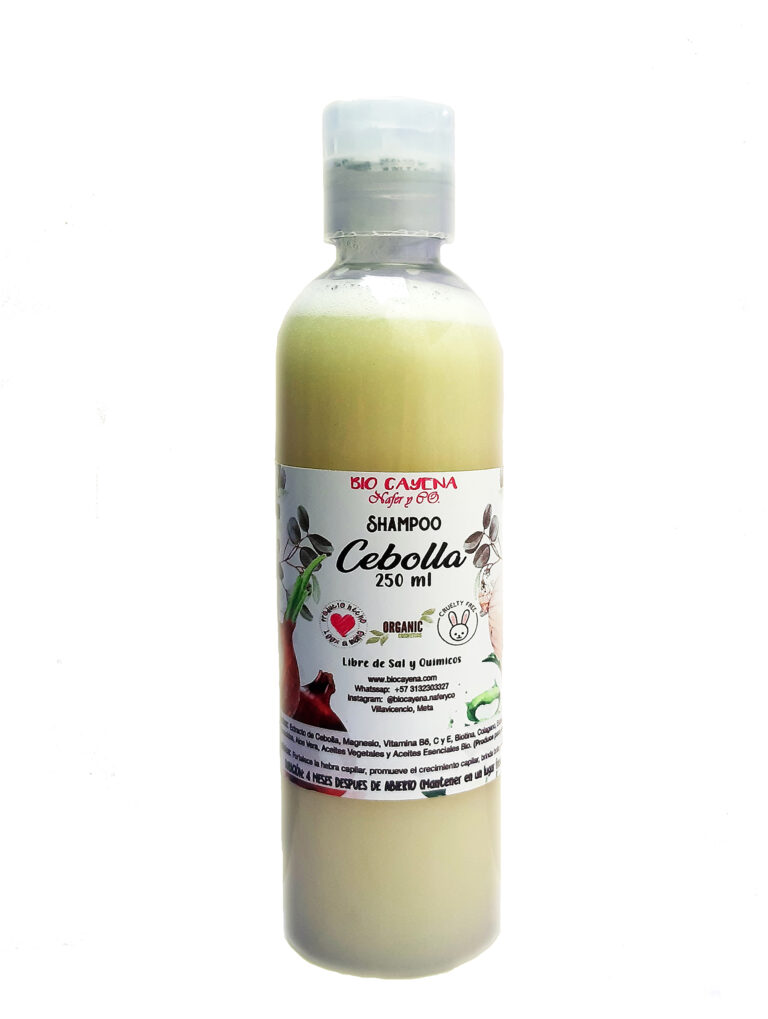 Shampoo de cebolla en 250ml biocayena