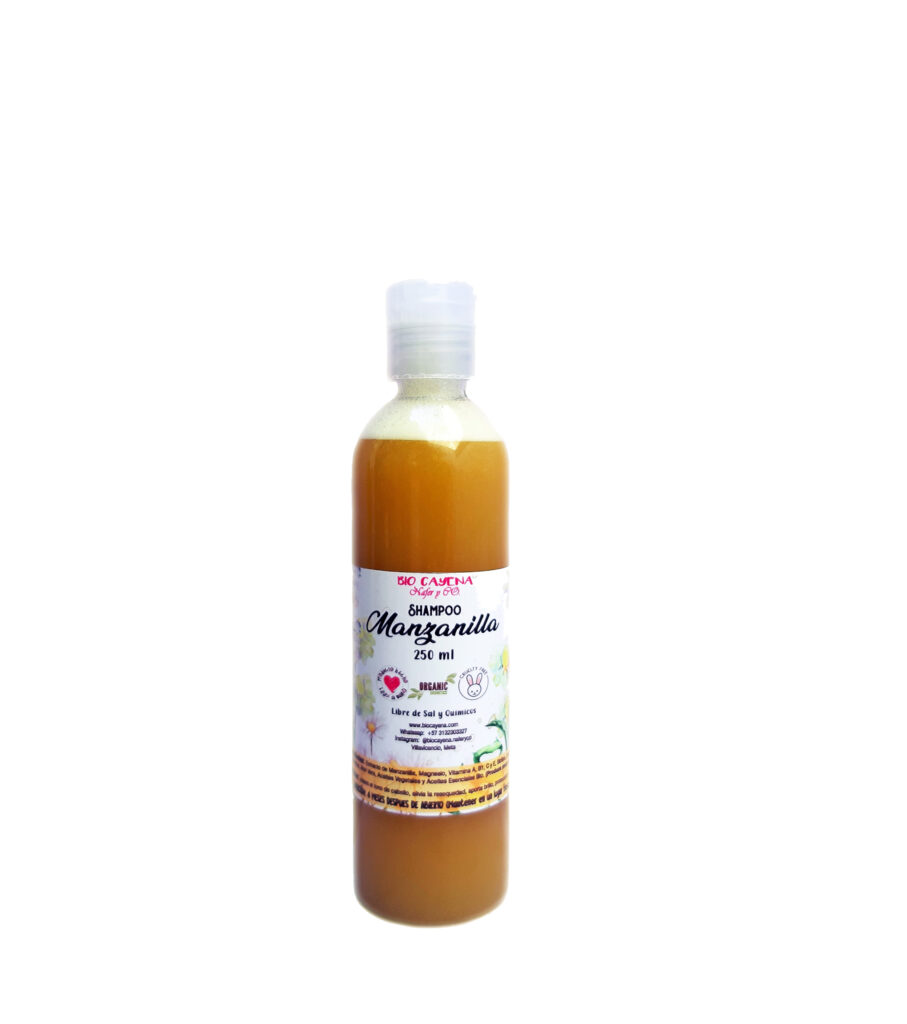 Shampoo de Manzanilla en 250ml biocayena