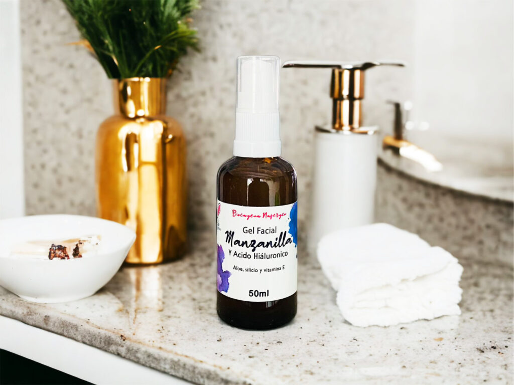 Gel Facial de Manzanilla y Acido Hiáluronico en 50ml