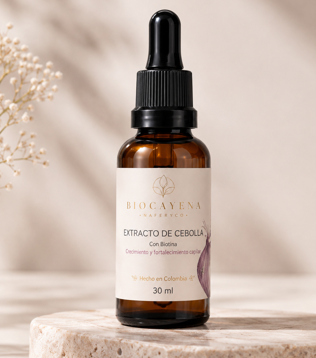 Extracto de Cebolla Roja y biotina en 30ml