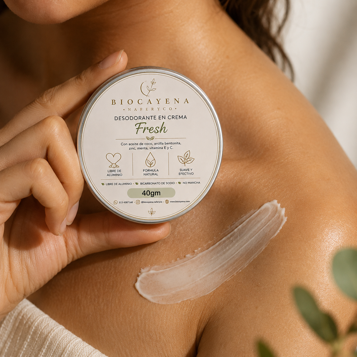Desodorante en Crema Fresh en 40gm - Imagen 3
