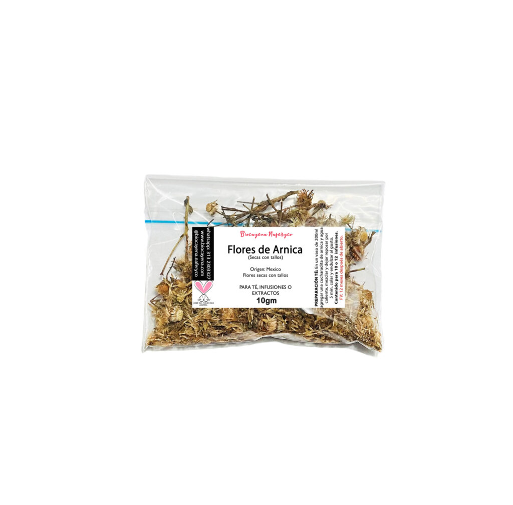 Flores de Arnica Secas en 10gm
