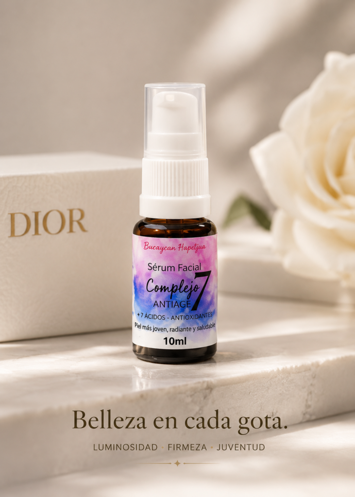 Serum Facial Complejo 7 Antiage en 10ml (Versión mini)